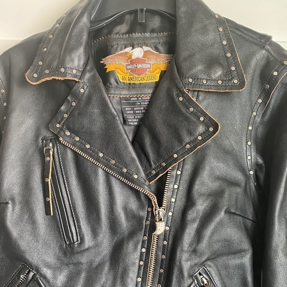 Women's Harley Davidson Unique Leather Jacket XS…​​​​​​​​​ - Picture 12 of 12